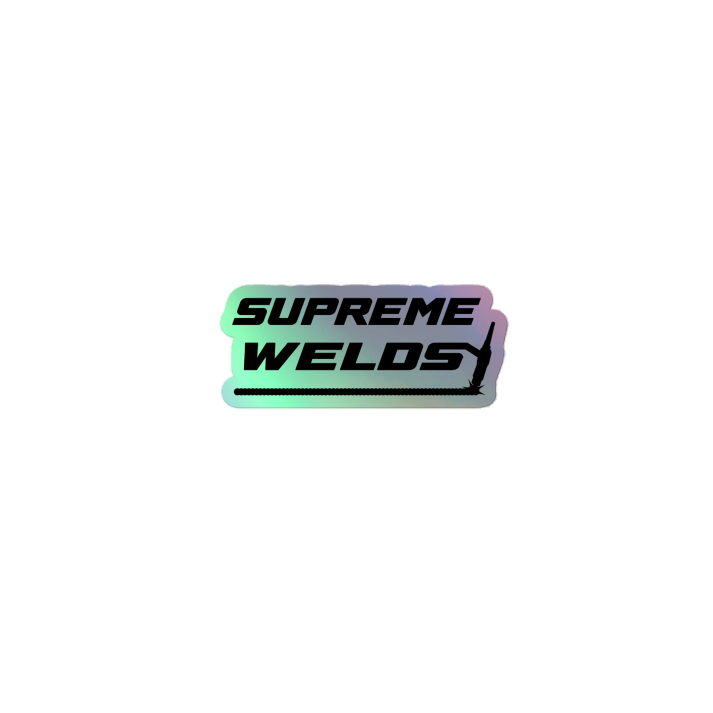 Supreme Welds Holographic Sticker