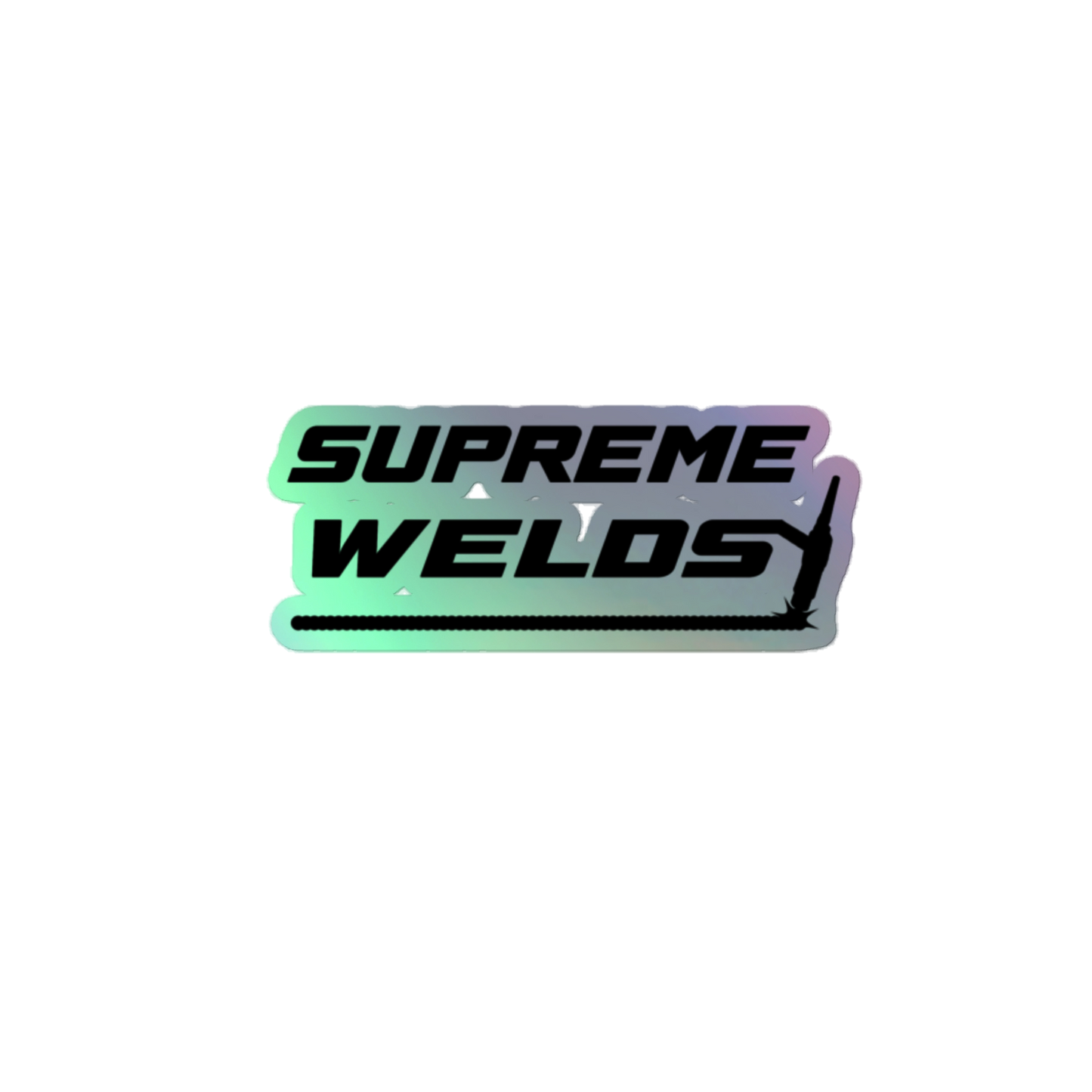 Supreme Welds Holographic Sticker