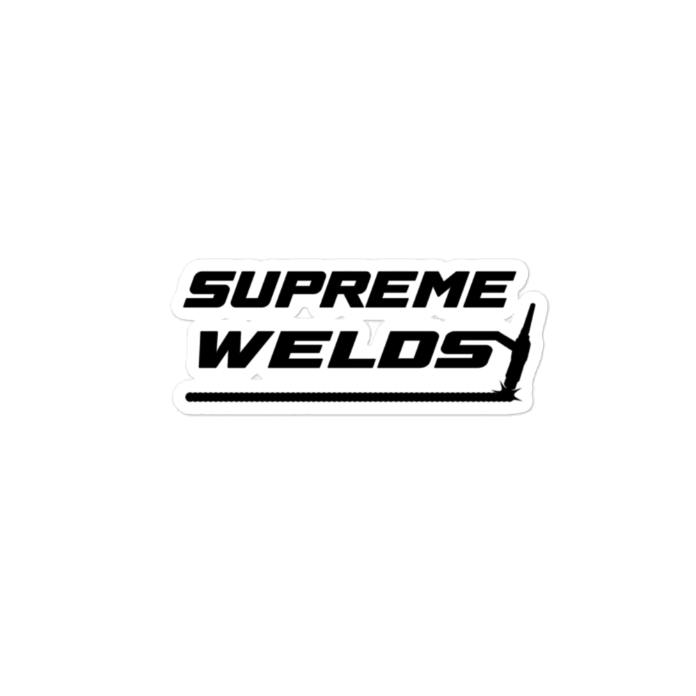 Supreme Welds Sticker