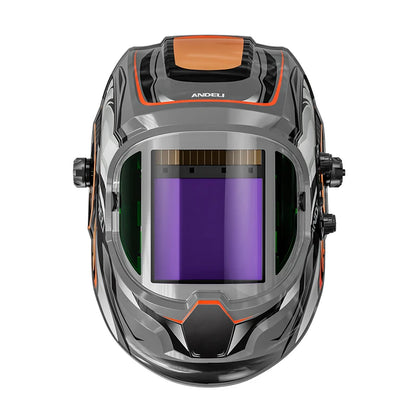 Andeli Auto-Darkening Welding Helmet with 180° Panoramic View and Solar Power